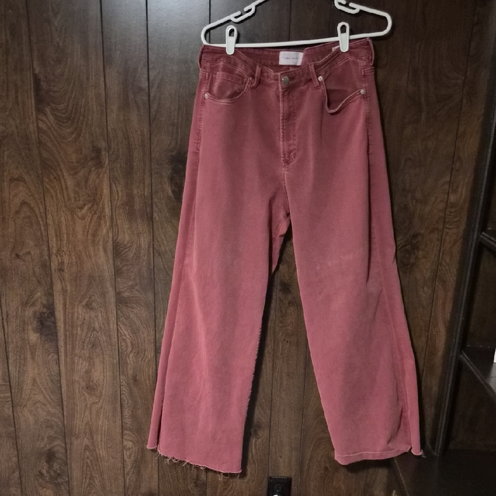 Dear John Women's Rust Wide Leg Jeans